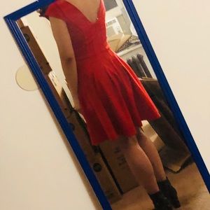 ASOS A-line Red Dress Sz US 8